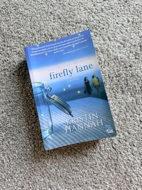 Firefly Lane by Kristin Hannah - Blue Paperback Novel